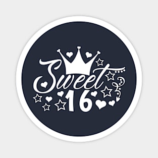 Sweet Sixteen Magnet